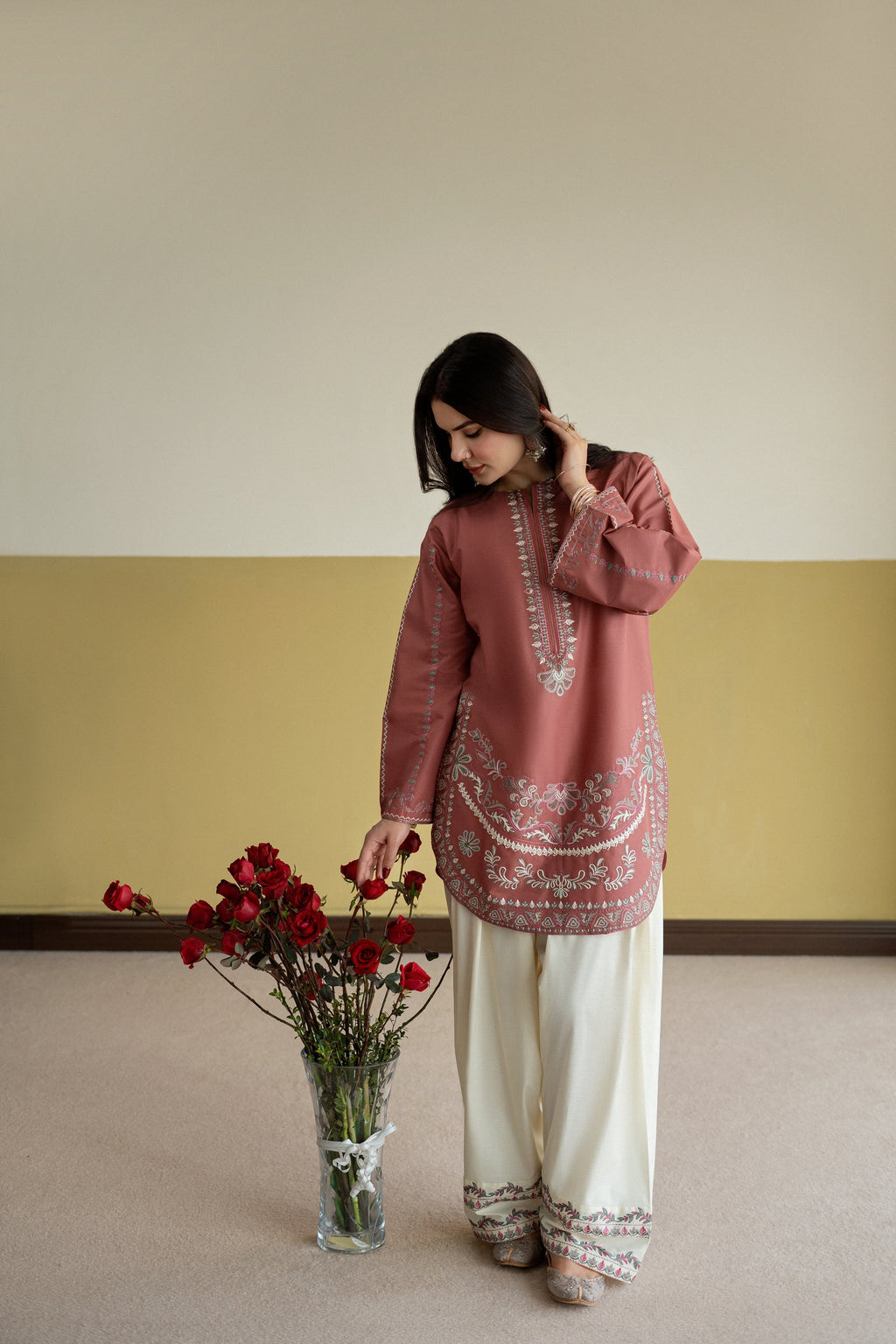 ZAARIF - COTTON 2 PC EMB